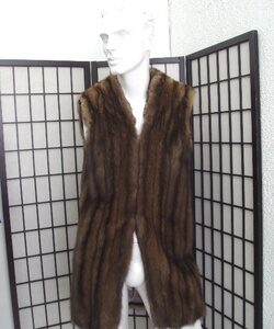 BRAND NEW RUSSIAN SABLE FUR VEST MEN MAN SIZE ALL