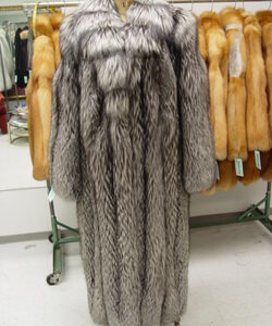 BRAND NEW SILVER FOX FUR COAT JACKET WOMEN WOMAN SIZE ALL