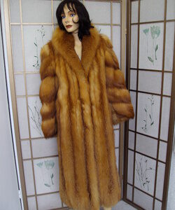 BRAND NEW RED FOX FUR COAT JACKET WOMEN WOMAN SIZE ALL