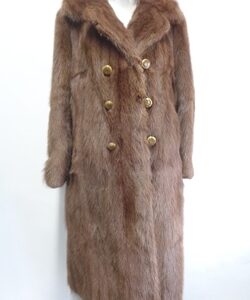 SCRAP ITEM: BROWN MUSKRAT COAT JACKET ARTS & CRAFTS