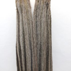MINT NATURAL RACCOON RACOON FUR VEST WOMEN WOMAN SIZE 4-6 small