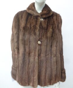 SCRAP ITEM: MUSKRAT FUR COAT JACKET ARTS & CRAFTS