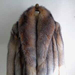 BRAND NEW CRYSTAL FOX FUR COAT JACKET WOMEN WOMAN SIZE ALL