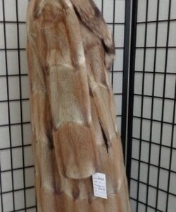 MINT REVERSIBLE MUSKRAT & RACCOON FUR COAT JACKET WOMEN WOMAN SIZE 4 PETITE