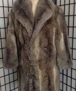 REFURBISHED NEW GRAY OPOSSUM FUR COAT JACKET MEN MAN SIZE ALL