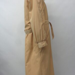SHOWROOM NEW SHEARED RABBIT FUR LINED RAINCOAT COAT JACKET WOMEN WOMAN SIZE 6 S