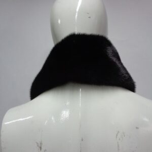 BRAND NEW BLACK MINK FUR PELT SCARF WRAP WOMEN WOMAN