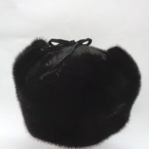 BRAND NEW CANADIAN BLACK MINK FUR RUSSIAN STYLE HAT MAN MEN