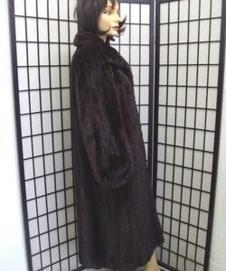 MINT CANADIAN DARK RANCH FEMALE MINK FUR COAT WOMEN WOMAN SIZE 4-6 SMALL