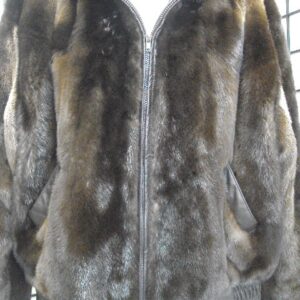 BRAND NEW NATURAL OTTER FUR JACKET COAT LEATHER MEN MAN SIZE ALL