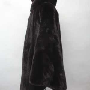 REFURBISHED NEW DARK RANCH MINK FUR CAPE CLOAK COAT MEN MAN CUSTOM MADE