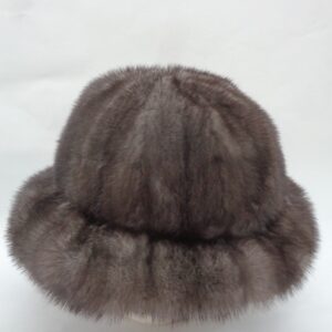 REFURBISHED NEW LUTETIA MINK FUR HAT WITH BRIM MEN MAN SIZE ALL