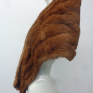 MINT CHINESE MINK FUR STOLE SHAWL WRAP WOMEN WOMEN SIZE 15" X 64" NEW LINING!