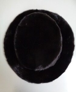 BRAND NEW BLACK MINK FUR HAT LARGE BRIM MEN MAN SIZE ALL