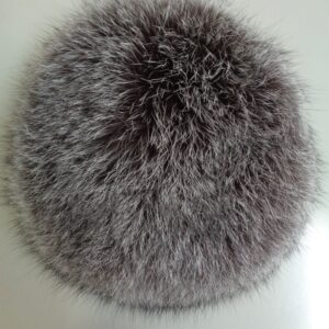 BRAND NEW INDIGO FOX FUR PILLBOX STYLE HAT WOMEN WOMAN SIZE ALL