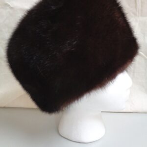 BRAND NEW DARK RANCH CANADIAN MINK FUR HAT MEN MAN WEDGE SIZE ALL