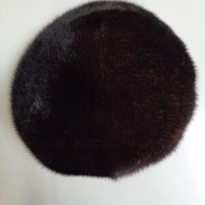 BRAND NEW DARK RANCH CANADIAN MINK FUR CAP HAT WOMEN WOMAN SIZE ALL
