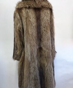 MINT RACCOON RACOON FUR COAT JACKET WOMEN WOMAN SIZE 8-10 MEDIUM