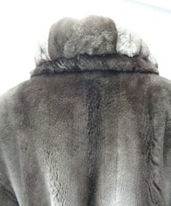 SHOWROOM NEW PHANTOM BROWN SHEARED BEAVER FUR COAT JACKET WOMEN WOMAN SZ 4 SMALL