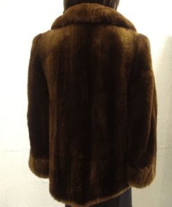 EXCELLENT CANADIAN SHEARED RACCOON RACOON FUR JACKET COAT WOMAN SIZE 2-4 petite