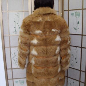 MINT BROWN & WHITE LAMB SHEEP FUR COAT JACKET WOMEN WOMEN 4