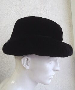 BRAND NEW CANADIAN BLACK SHEARED BEAVER FUR COWBOY HAT MAN MEN SIZE ALL
