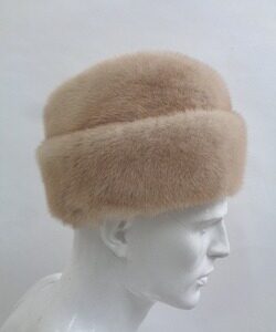 BRAND NEW PASTEL MINK FUR HAT MEN MAN SIZE ALL *DISCOLORED