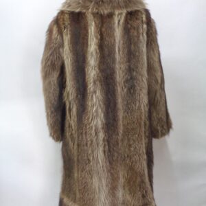 MINT RACCOON RACOON FUR COAT JACKET WOMEN WOMAN SIZE 6 SMALL