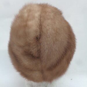 EXCELLENT CANADIAN PASTEL MINK FUR HAT WOMEN WOMAN SIZE ALL