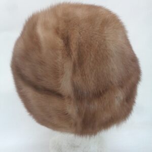 EXCELLENT CANADIAN PASTEL MINK FUR HAT WOMEN WOMAN SIZE ALL