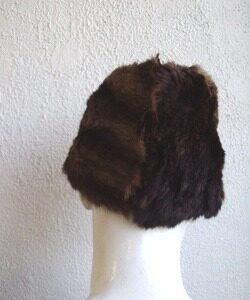 NEW REFURBISH BOAT STYLE MUSKRAT FULL FUR HAT FOR MEN MAN SZ 23"1/4 LARGE