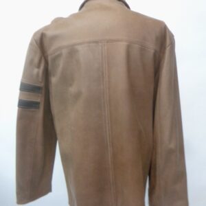 SHOWROOM NEW MATT BROWN LEATHER JACKET COAT MEN MAN SIZE 38-40