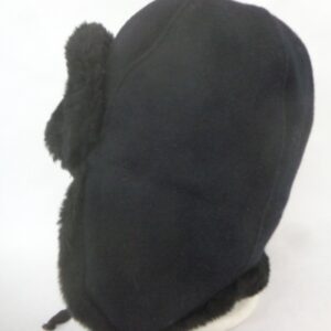 MINT BLACK FAUX FUR & FELT HAT CAP CHILDREN SIZE 21.5"