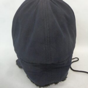 MINT BLACK FAUX FUR W/ FABRIC HAT CAP MEN MAN SIZE 24"