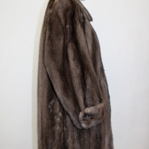EXCELLENT CANADIAN LUTETIA MINK FUR COAT JACKET WOMEN WOMAN SIZE 6 SMALL