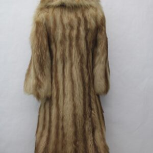 MINT TANUKI RACCOON RACOON FUR COAT JACKET WOMEN WOMAN SIZE 2 PETITE