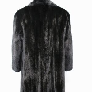 Refurbished New Black Mink Fur Coat Jacket Men Man Size All