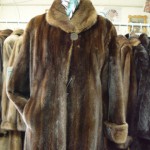 BRAND NEW MAHOGANY MINK FUR COAT FOR WOMEN