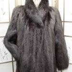 NEW EBONY BEAVER FUR COAT WOMEN ALL SIZE