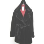 NEW DARK RANCH MINK FUR STROLLER HOOD WOMEN ALL SIZE
