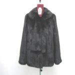 NEW BLACK MINK FUR STROLLER WOMEN ALL SIZE