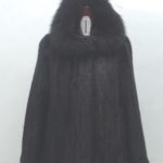 NEW DARK GREY MUSKRAT & RACCOON FUR JACKET HOOD WOMEN ALL SIZE