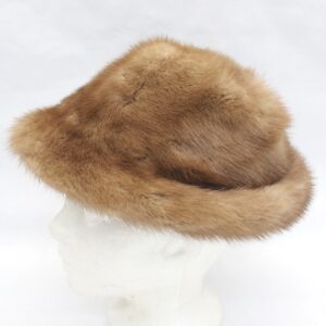 EXCELLENT CANADIAN PASTEL MINK FUR HAT WOMEN WOMAN SIZE ALL