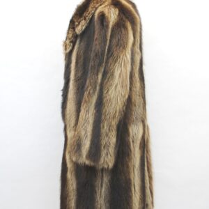 EXCELLENT RACCOON RACOON FUR COAT JACKET MEN MAN SIZE 38-40 SMALL-MEDIUM