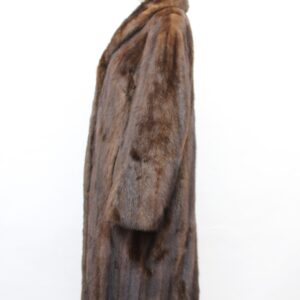 EXCELLENT CANADIAN MAHOGANY MINK FUR COAT JACKET WOMEN WOMAN SIZE 6 SMALL