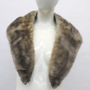 MINT CANADIAN SAPPHIRE MINK FUR SHAWL COLLAR WRAP WOMEN WOMAN