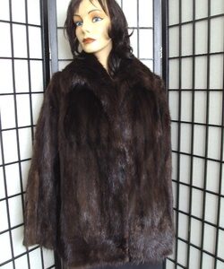 SCRAP ITEM: MUSKRAT FUR JACKET ARTS & CRAFTS