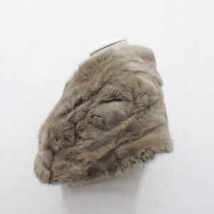 MINT GRAY SQUIRREL FUR STOLE WRAP SCARF WOMEN WOMAN SIZE 10"X36"