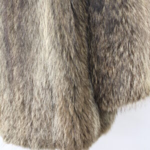 EXCELLENT RACCOON FUR JACKET COAT WOMEN WOMAN SIZE 4 SMALL
