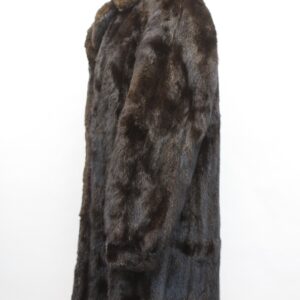 MINT CANADIAN DARK RANCH MINK FUR COAT WOMEN WOMAN SIZE 6-8 SMALL-MEDIUM